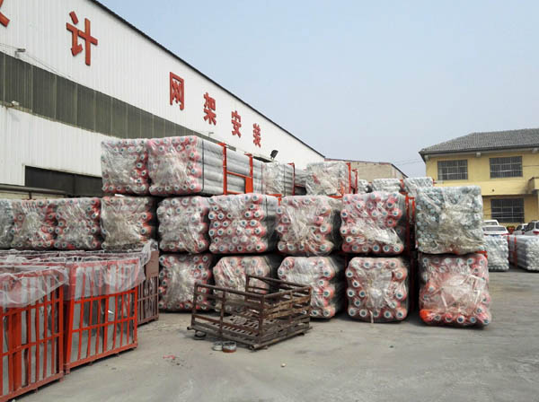 溧阳网架成品待发