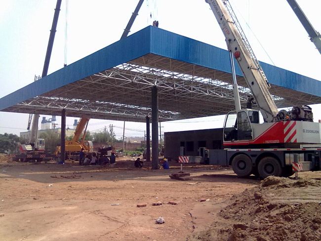 溧阳加气站网架工程